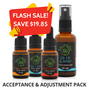FLASH SALE! Save $19.85 on this special bundle of flower essences to support you through stress, upheaval and crisis. 