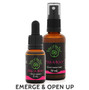 Peek-A-Boo Flower Essence Kit containing Peek-A-Boo Flower Essence and Peek-A-Boo Flower Essence Mist. Handmade from native Australian Pig Face flowers to help you open your heart, be emotionally courageous and engage fully with life. 