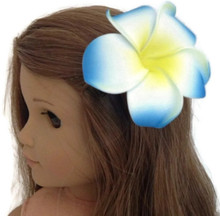 Hawaiian Hair Clip-Blue