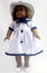 Sailor Dress with Matching Hat