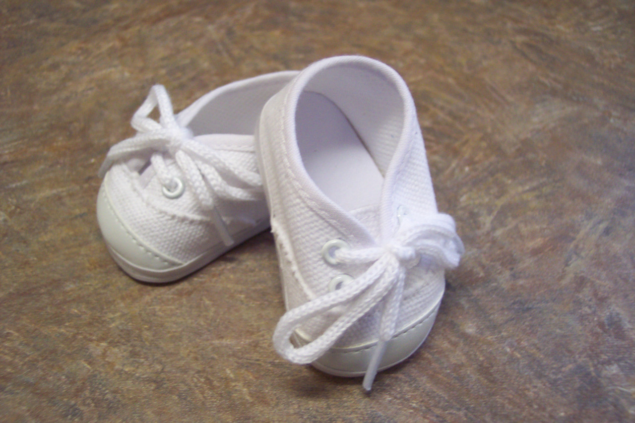 MBD® Black Canvas Tennis Shoes Fits 18 Inch Dolls, 18 Inch Dolls 18 Inch Kennedy And Friends Dolls 15 Inch Baby Dolls Doll Shoes