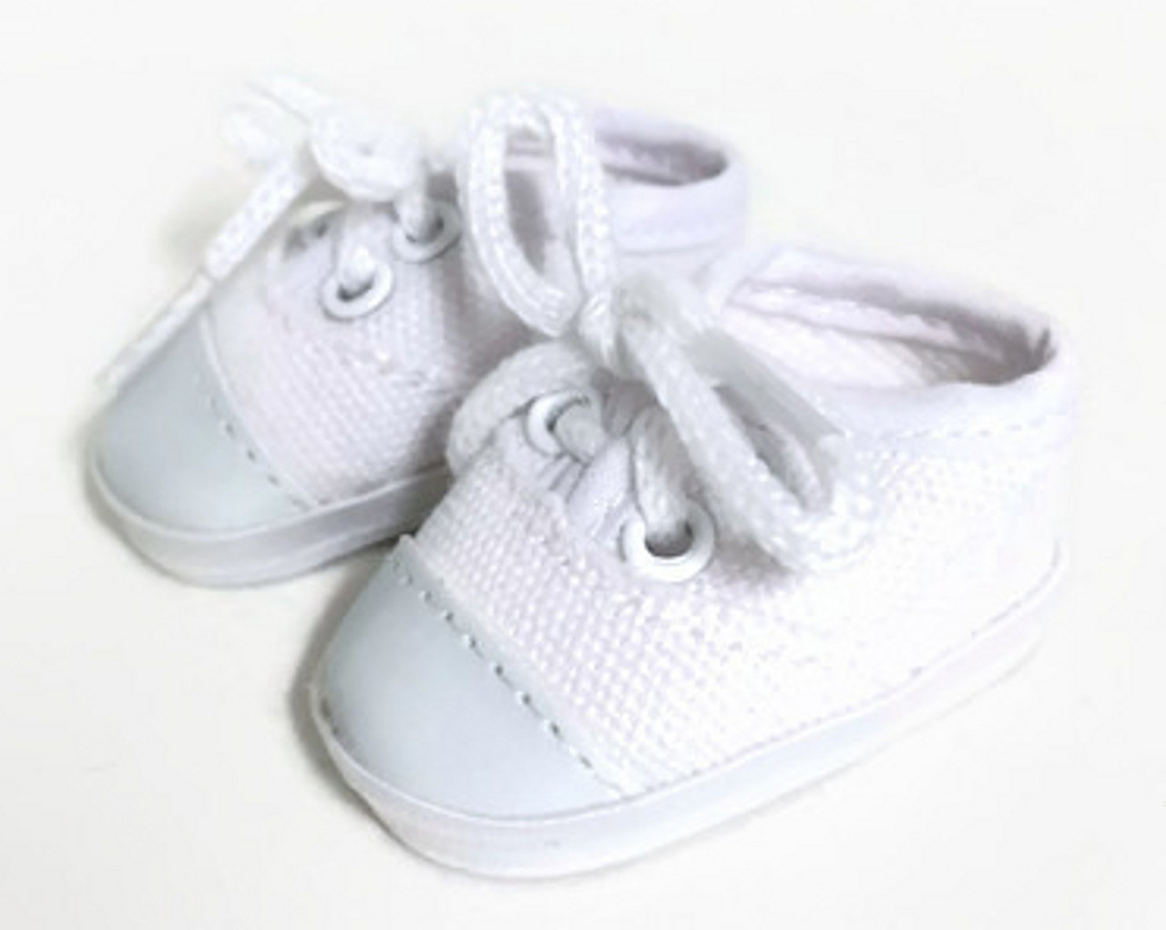 white canvas tennis shoes
