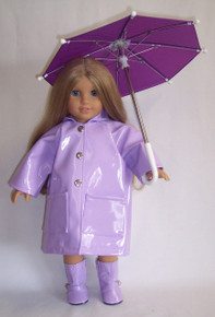 Raincoat, Umbrella, Purple
