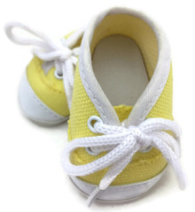 Canvas Tennis Shoes-Yellow