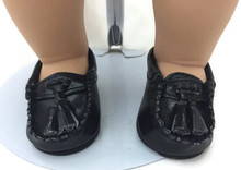 Black Tassel Loafer Dress Shoes 