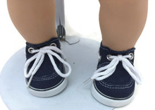 Boy Canvas Boat Shoes-Navy