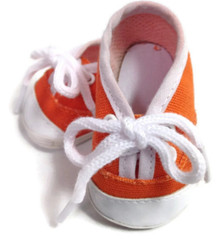 Canvas Tennis Shoes-Orange
