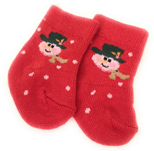 Red Snowman Knit Sport Socks