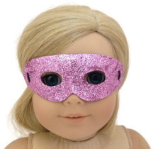 Halloween Mask-Pink Glitter