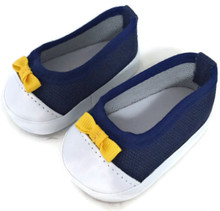 Canvas Slip on Tennis Shoes-Navy