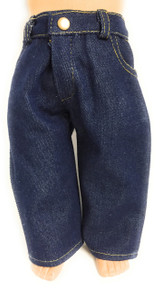 Jeans-Dark Denim with Back Stitched Pockets