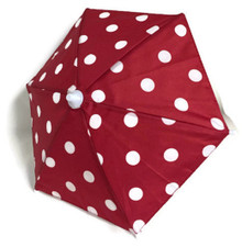 Umbrella-Red with White Polka Dots