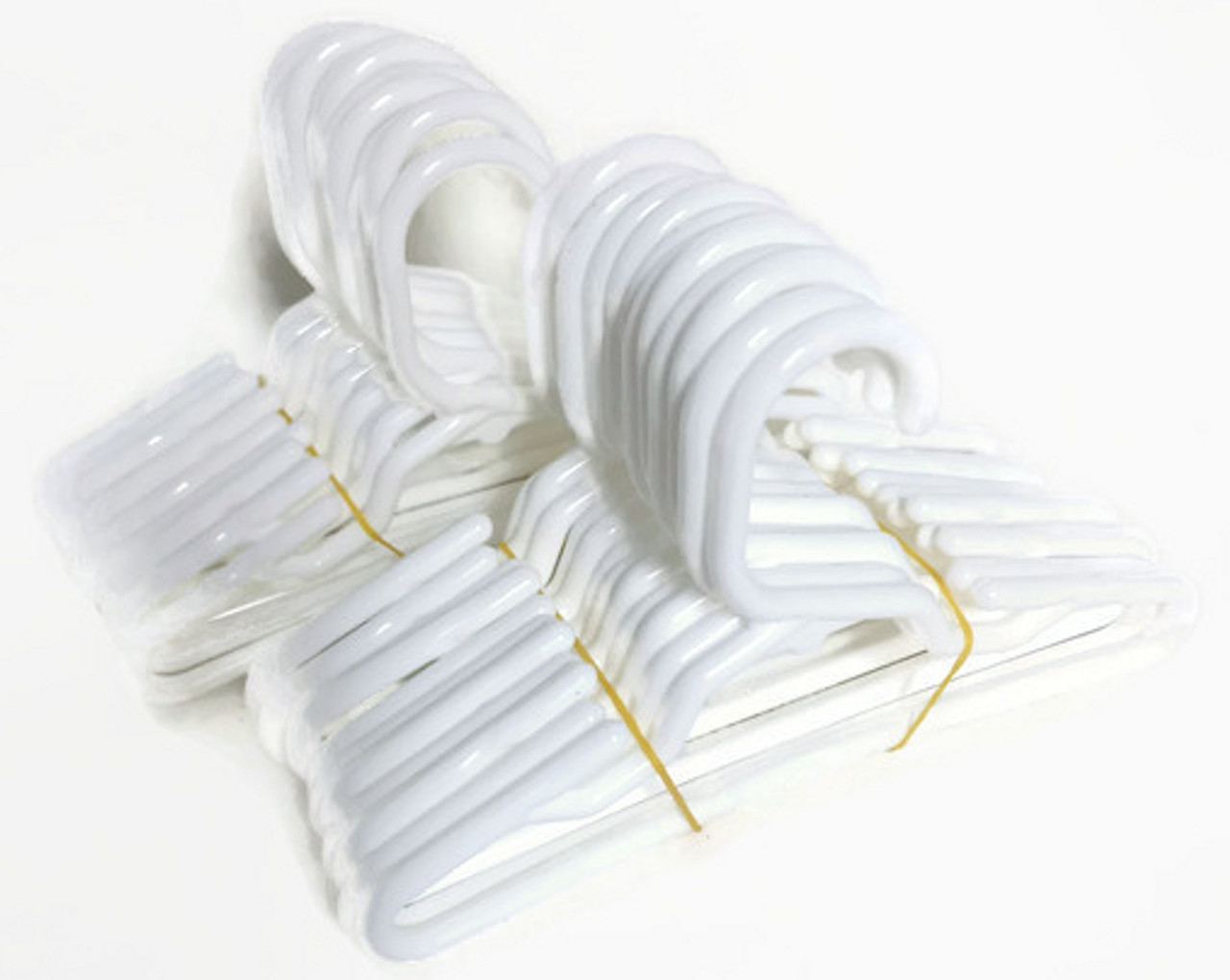 10 White Doll Clothes Hangers for Wellie Wisher Dolls