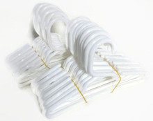 24 Plastic Hangers-White for Wellie Wishers Dolls 