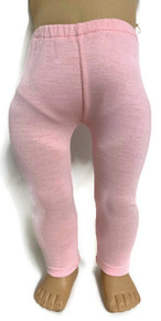 Knit Leggings-Pink