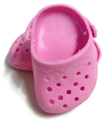 3 pair of Crocs-Pink