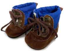 3 pair of Brown & Blue Hiking Boots