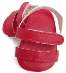 3 pair of Sandals-Red