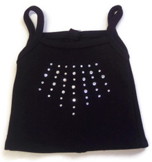 3 of Tank Top with Rhinestones-Black