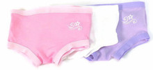 Panties 3 pack-Pink, White & Lavender 