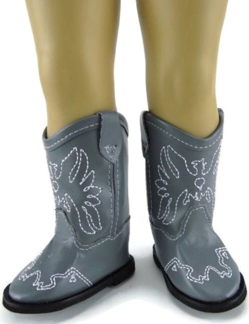 grey roper boots