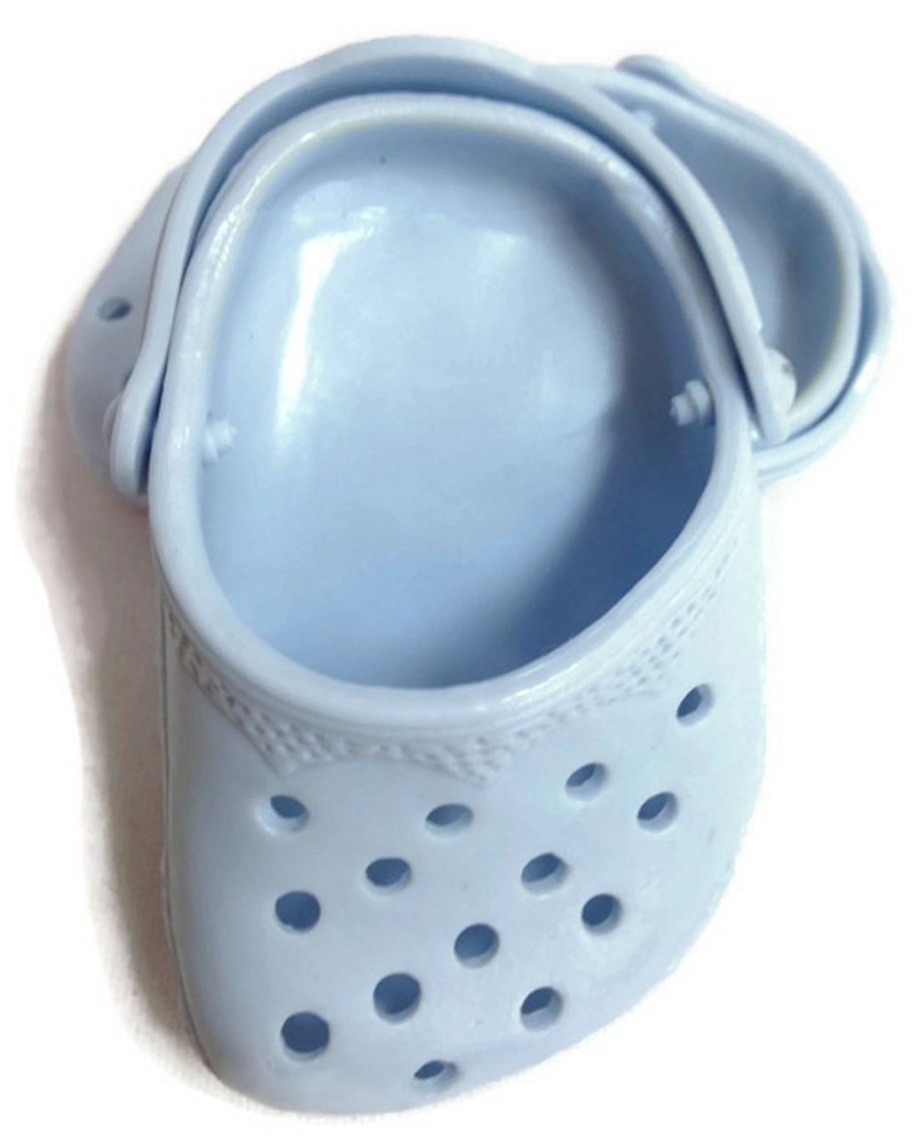 light blue crocs
