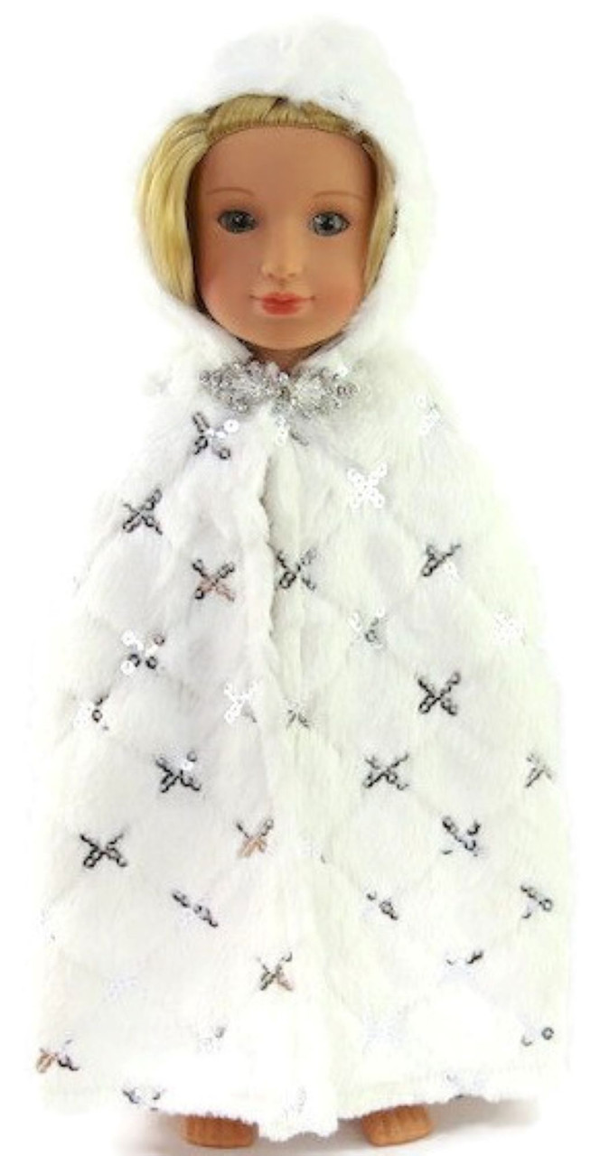 Doll Clothes Poncho & Hat Fits American Girl WELLIE WISHER DOLLS