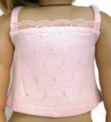 Camisole with Lace-Pink