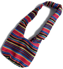 Hobo Purse-Multi-Colored Striped