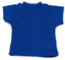 Short Sleeved Knit Top-Royal Blue for Wellie Wishers Dolls 