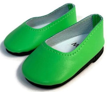 Slip On Dress Shoes-Lime Green
