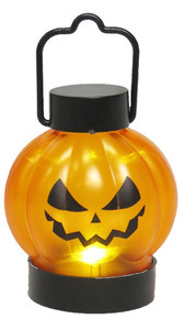Light Up Mini Halloween Pumpkin Jack-O-Lantern