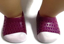 3 pairs of Two-Toned Earth Shoes-Purple