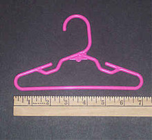 Hanger-Pink Plastic Single