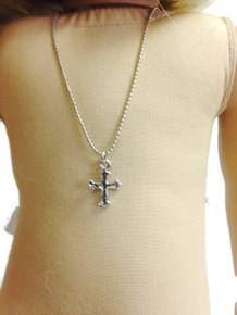 Cross Necklace-Silver