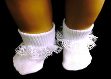 Socks-White Lace