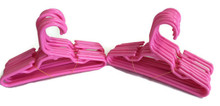 Hangers-Pink Plastic 2 Dozen