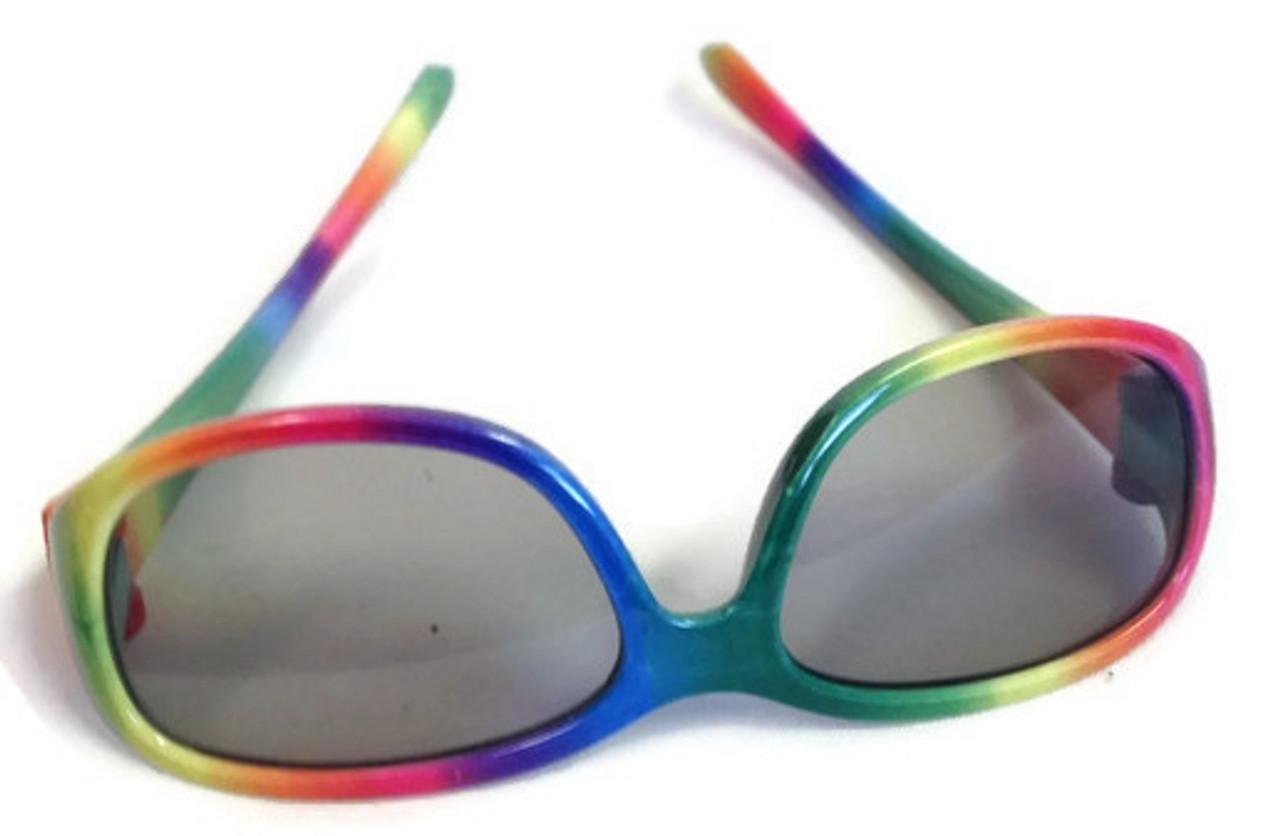 rainbow frame sunglasses