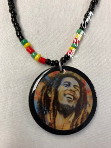 Bob Marley : Necklace & Pendant (Dread Face) 