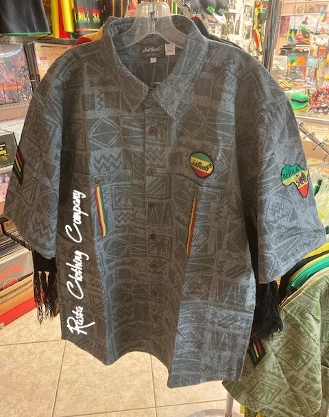 rasta dress shirt Bob Marley