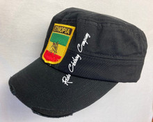 Rasta - Military/Ethiopia : Cap (Black/Colors)