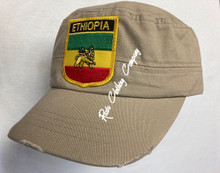 Rasta - Military/Ethiopia : Cap (Khaki/Colors)