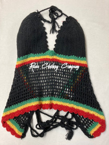 Rasta - Crochet : Halter Top/Bikini Top