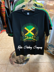 Jamaica Flag - Black : T-Shirt