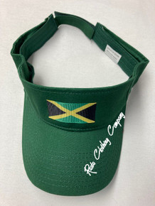 Jamaica - Flag : Visor Hat (Green)