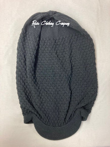 Rasta Knitted Natty Dread Cotton : Cap (Black, JUMBO) 2