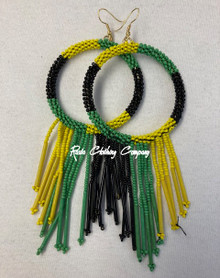 Jamaica -Beaded/Hoop : Earrings (2)