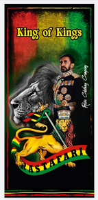 Selassie I - Rastafari & Lion : Beach & Decorative Towel