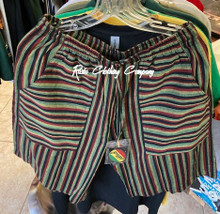 Rasta Reggae - Rasta Stripe : Shorts (Black/Red/Green/Gold)