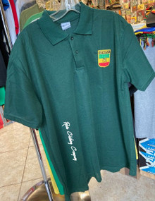 Rasta - Custom/Lion Of Judah Embroidered Patch : Polo Shirt (Green) 